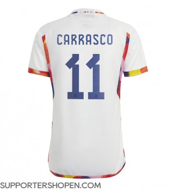 Belgien Yannick Carrasco #11 Borta Matchtröja VM 2022 Kortärmad